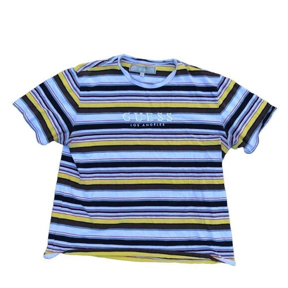 Guess Other - Striped Guess Shirt XL Yellow/Black Horizontal Stripe